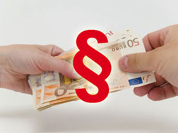 Beim Abkassieren ganz schnell bei der Hand