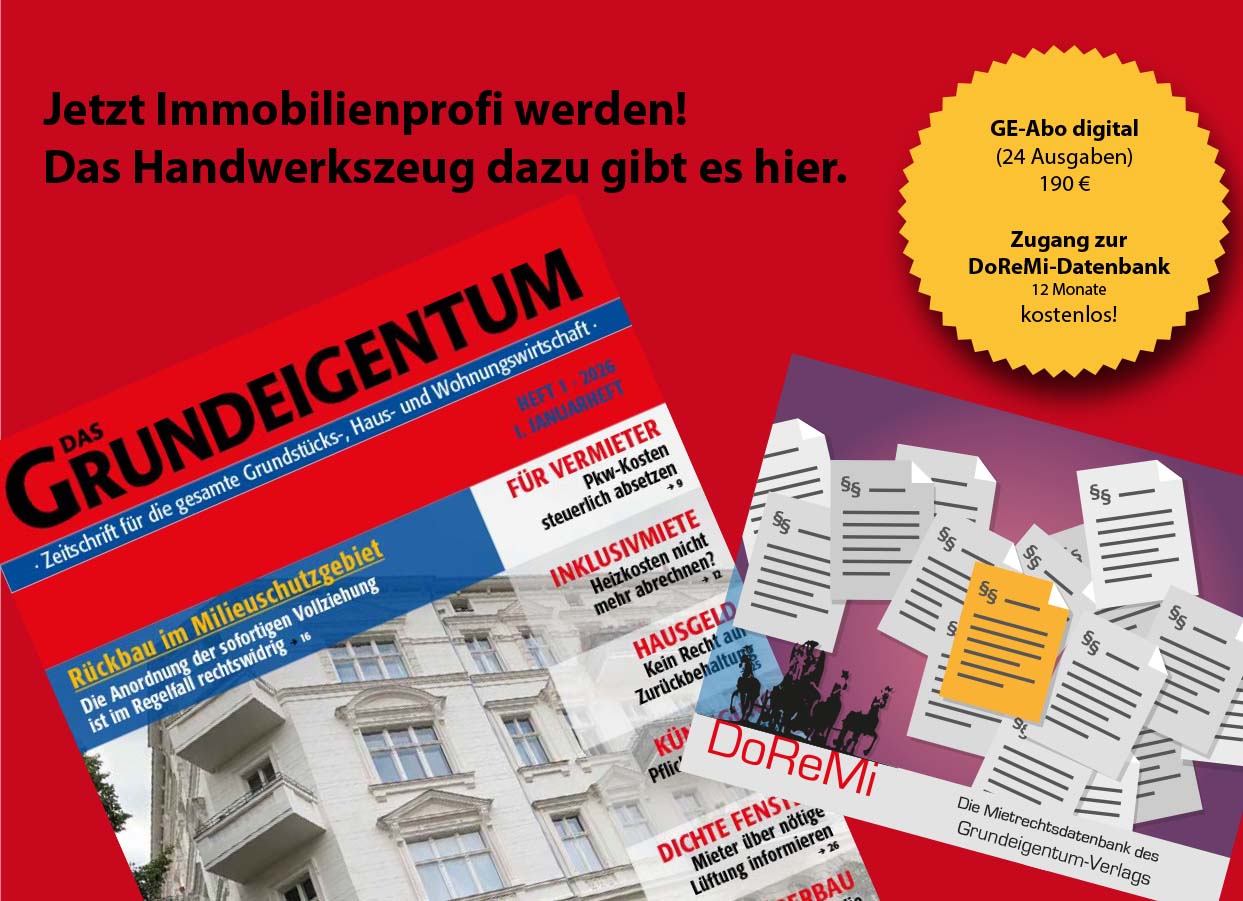 DAS GRUNDEIGENTUM - Jahresabonnement - DIGITAL